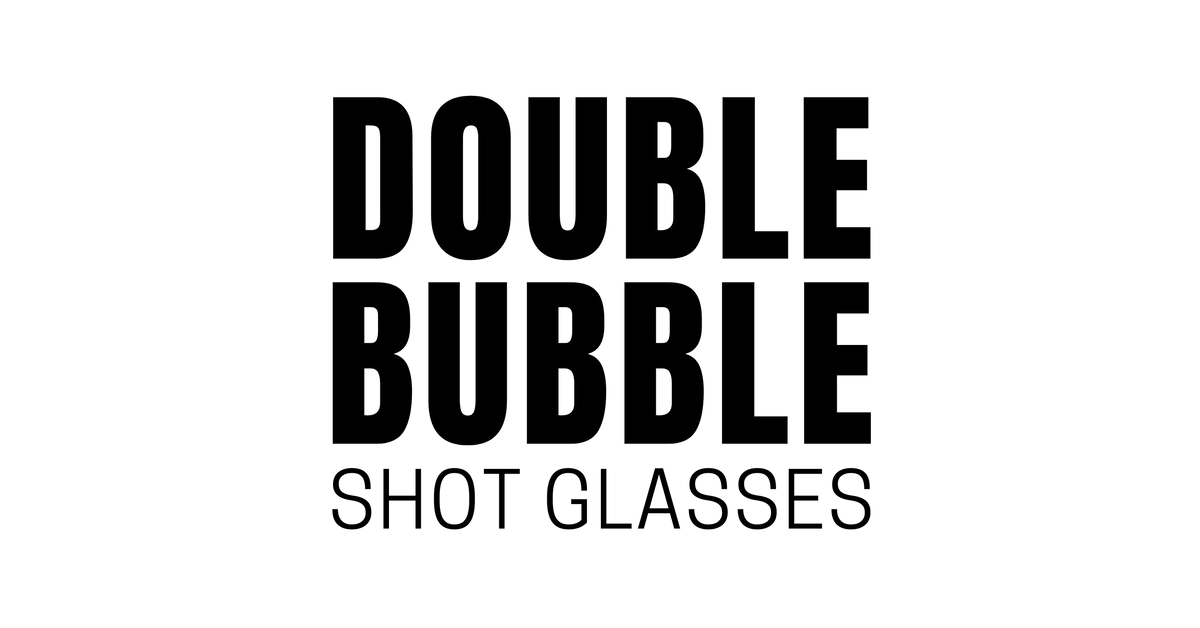 Quaffer Glass Double Bubble Layered Shot Glass